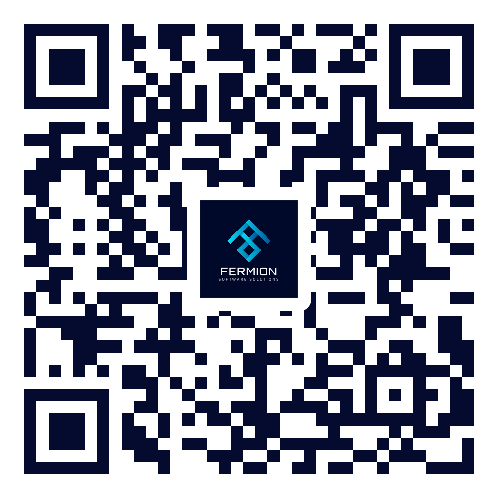QR code linking to dhruv.fermionsoftwaresolutions.com